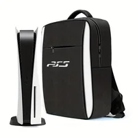 Mochila de viaje para consola PS5, accesorios, bolsa de almacenamiento de Estuche de transporte protectora Compatible con consola Sony PS5