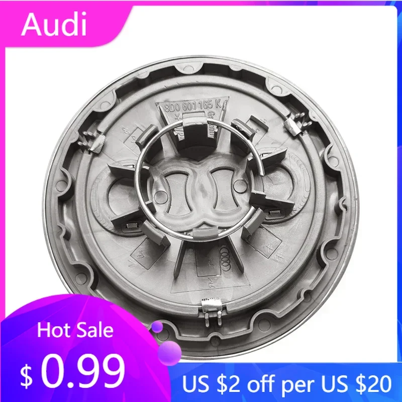 A4 A6 Новый Для Audi Для Audi 4 шт. 146 мм 8D0601165K Серый Черный Колпаки центральной ступицы колес Колпаки обода Эмблемы Значок логотипа для audi Quattro