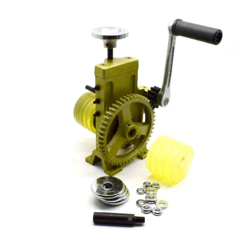 Hand Crank Earring Ring Bending Machine Ring Rolling Machine Bracelet Rounding Machine Sheet Pressing Jewelry Equipment
