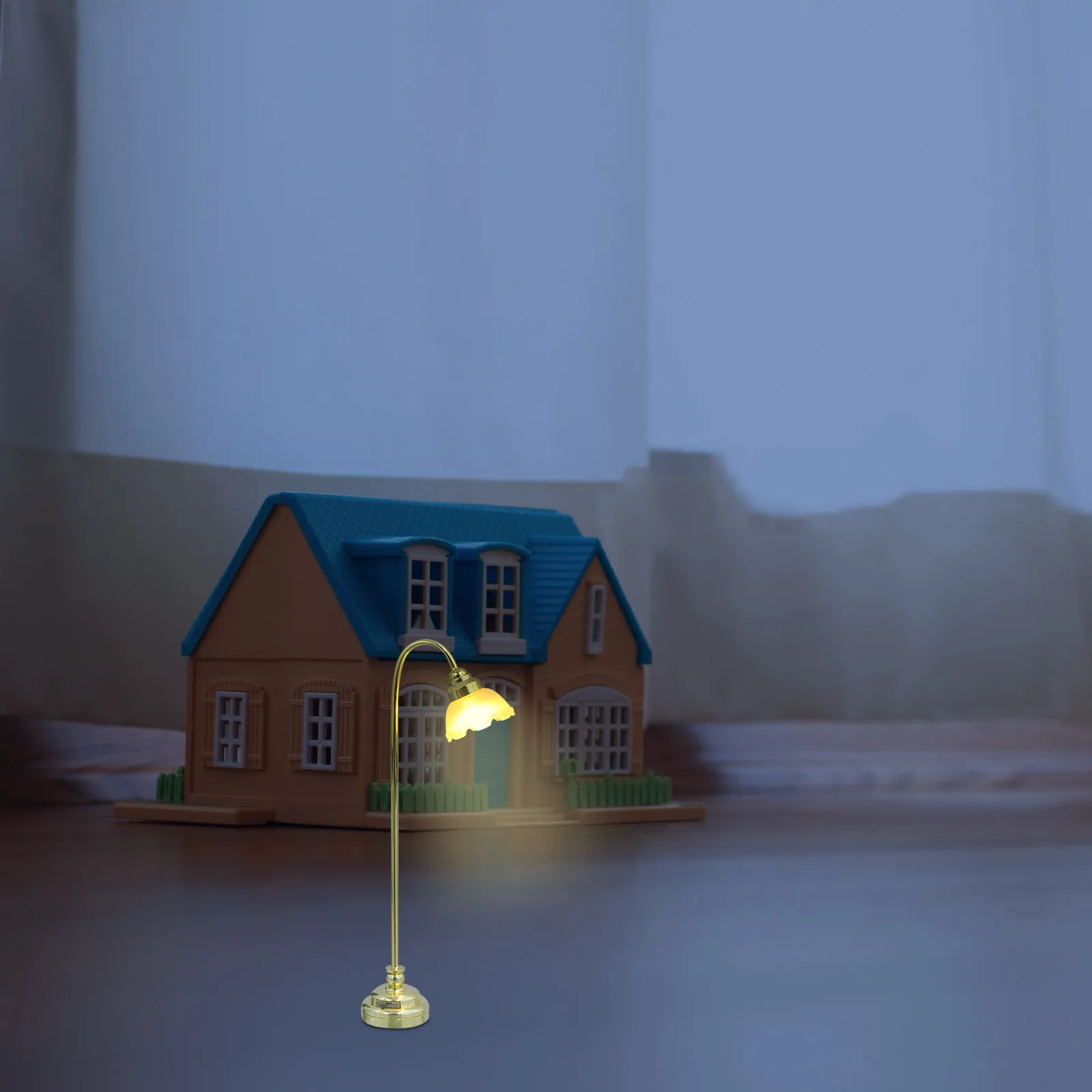 

Miniature Lamp Mini House Floor Lamp Miniature Furniture Decorative Lighting Ornament Mini House Decor Accessory Lighting
