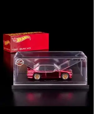 

Hot Wheels Cars RLC 1991 BMW M3 E30 Red 1/64 Metal Die-cast Model Collection Toy Vehicles