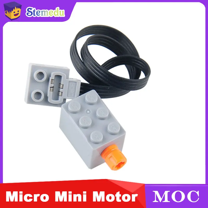 

2x3 Micro Mini Motor Tech MOC Custom Parts Building Blocks Power Functions Compatible with Legoeds 43362c01 2986 DIY Upgrade