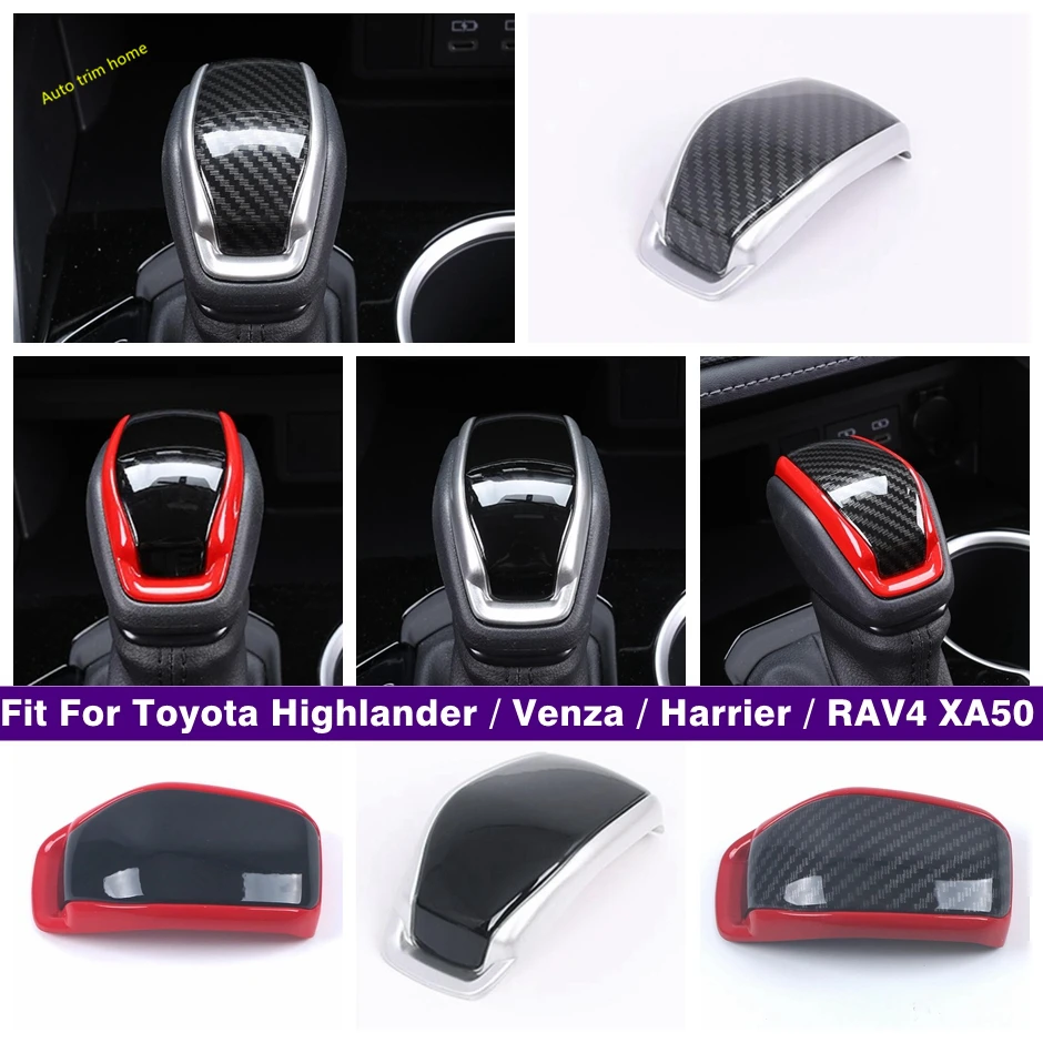 

Gear Shifter Knob Head Handle Frame Cover Trim For Toyota Highlander / Venza / Harrier / RAV4 XA50 2019 - 2024 Car Accessories