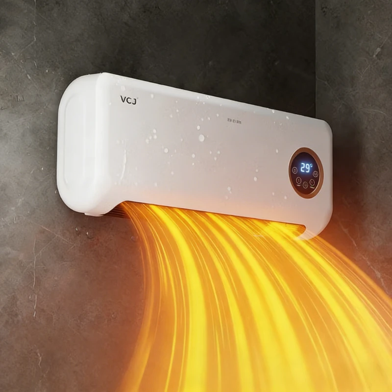electric heater, wall-mounted constant temperature energy-saving bathroom heater, fast heating and waterproof