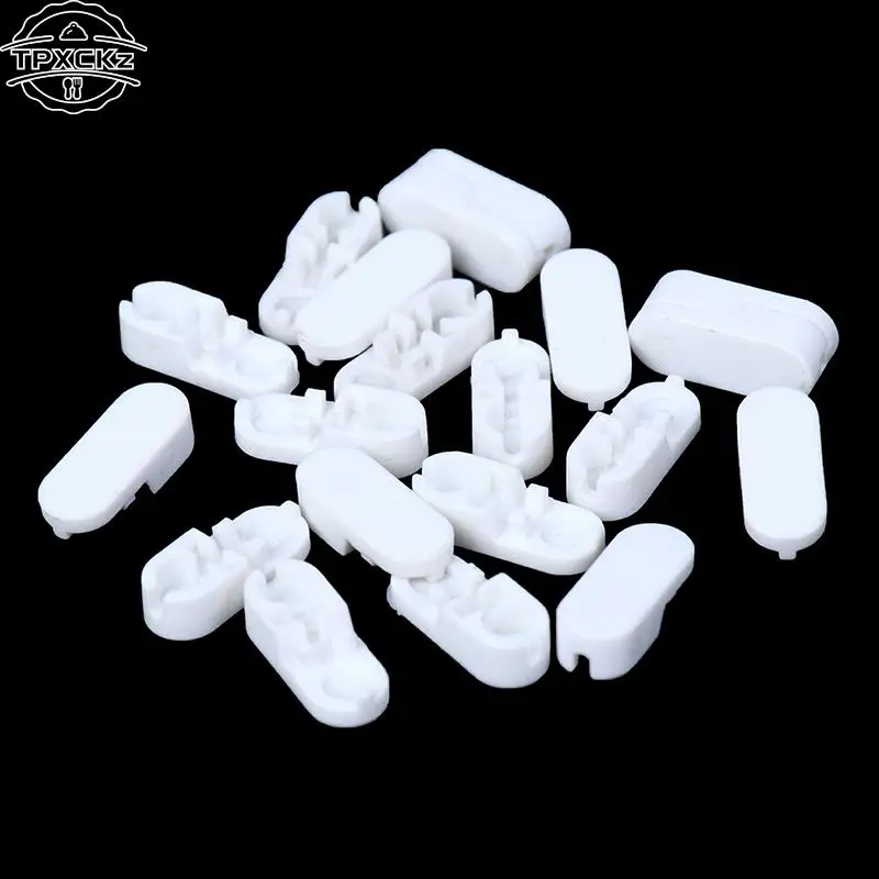 Connecteur de nervure de stores enrouleurs en plastique, connecteur JOConnector pour stores verticaux, outil de rechange de remplacement, 20 pièces