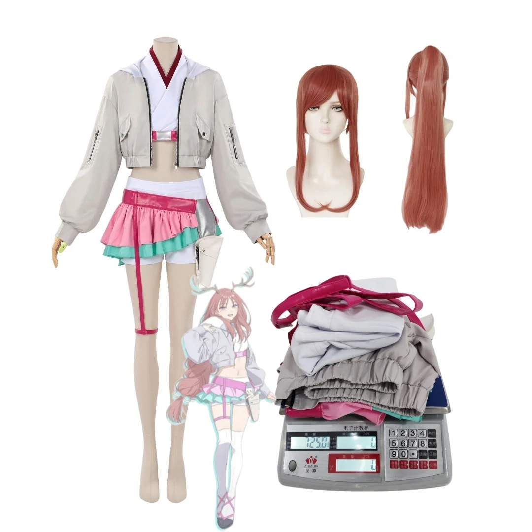 

Ayatsugu Ashika Cosplay Costumes Wig Spacetime Princess Kaguya Full Set