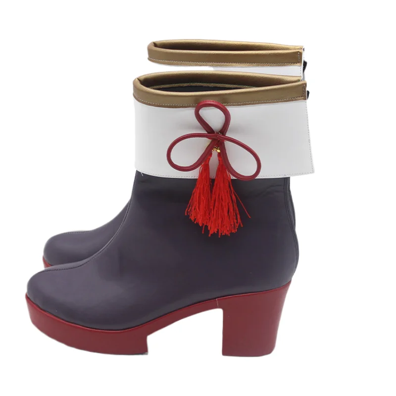 Princesa do anime Connect! Re: mergulho yuki oedo cosplay sapatos botas mulheres meninas halloween carnaval festa botas feitas sob encomenda