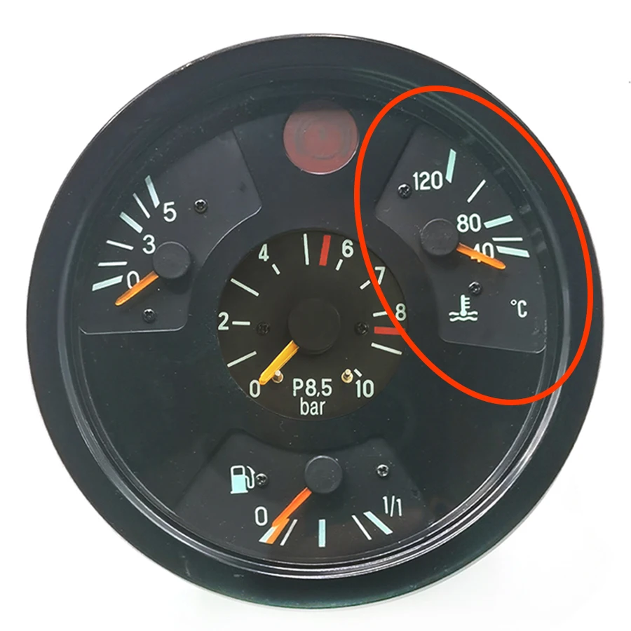 For Mercedes Unimog Truck & Bus Temperature Gauge MB combination table 0035427405 Olga gauges 40-120℃