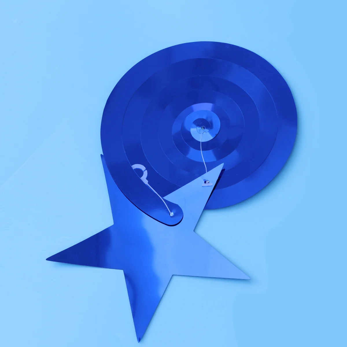 

30Pcs Star Hanging Swirl Decorations Red Blue Silver Patriotic Party Spiral Ornaments 4th of July Independence Day Hanging