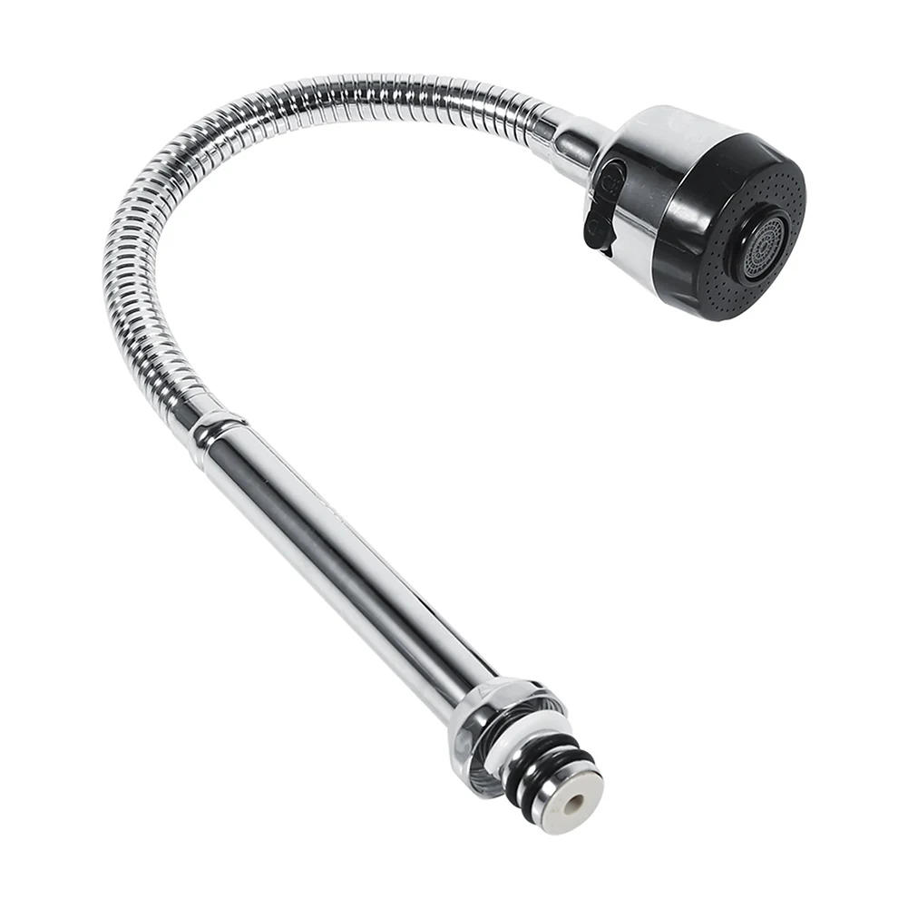 Quality Stainless Steel Kitchen Sink Faucet Featuring 360 Degree Swivel and Adjustable Sprayer for Versatility