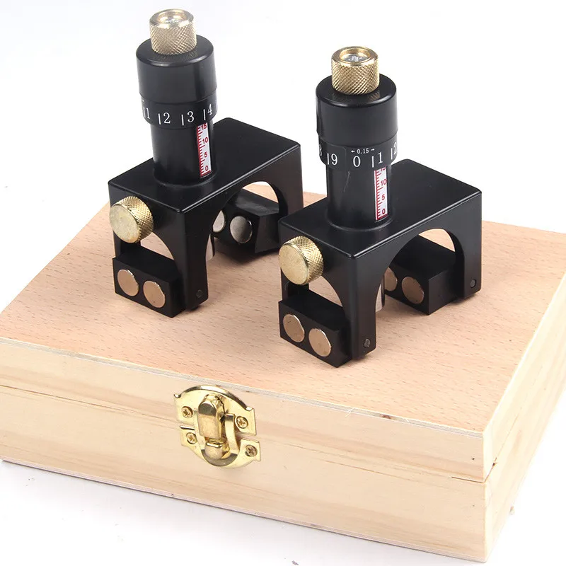 Adjustable Positioning Gauge for Woodworking Planers CarbideSteel Planer Blade Setting Jig Magnetic Jointer Knife Alignment Tool