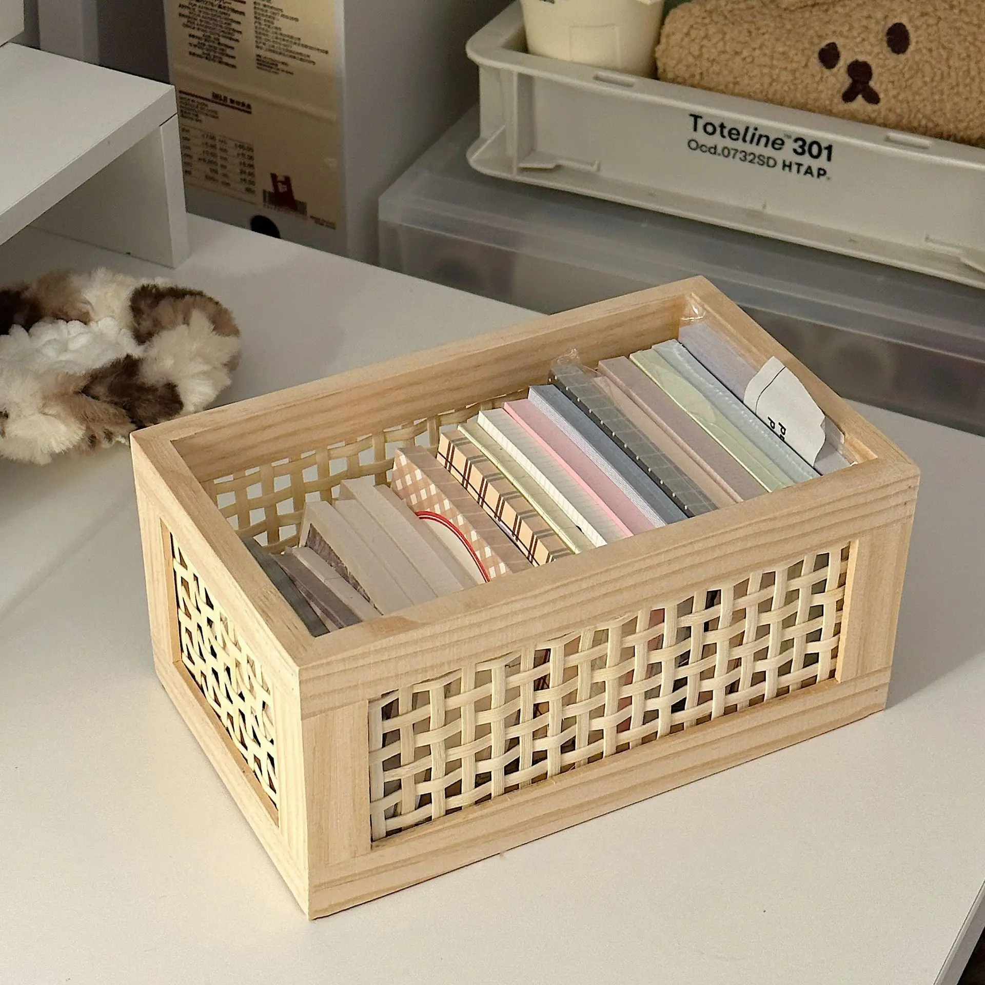 Retro Rattan Organizer Aufbewa – Baby Clothing Basket Bewertung und Preis