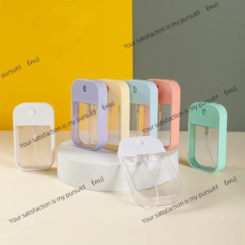 New 45ml 6 Color Portable Refillable Hand Sanitizer Alcohol Bottles Mini Card Spray Bottle Travel Sub-bottling Cosmetics Press