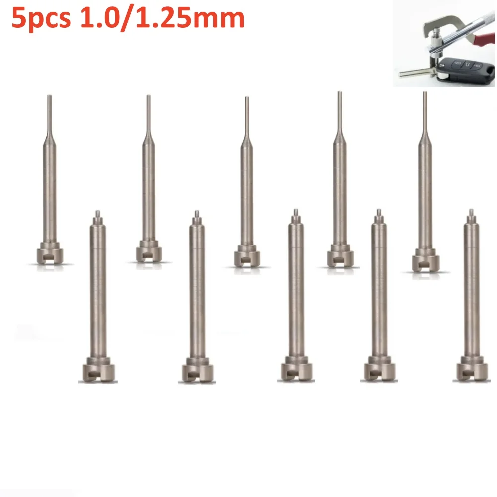5 Stück 1,0/1,25 mm für HUK Klappschlüssel Split Ersatzstift Klappschlüssel Fernbedienung Pin Zange