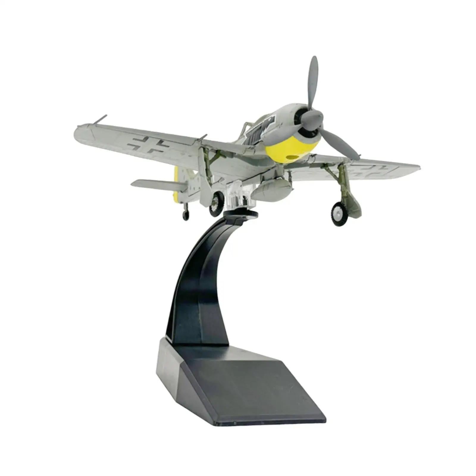 

1/72 Fighter Model with Stand Airplane Display for Bookshelf Cafe Decoration