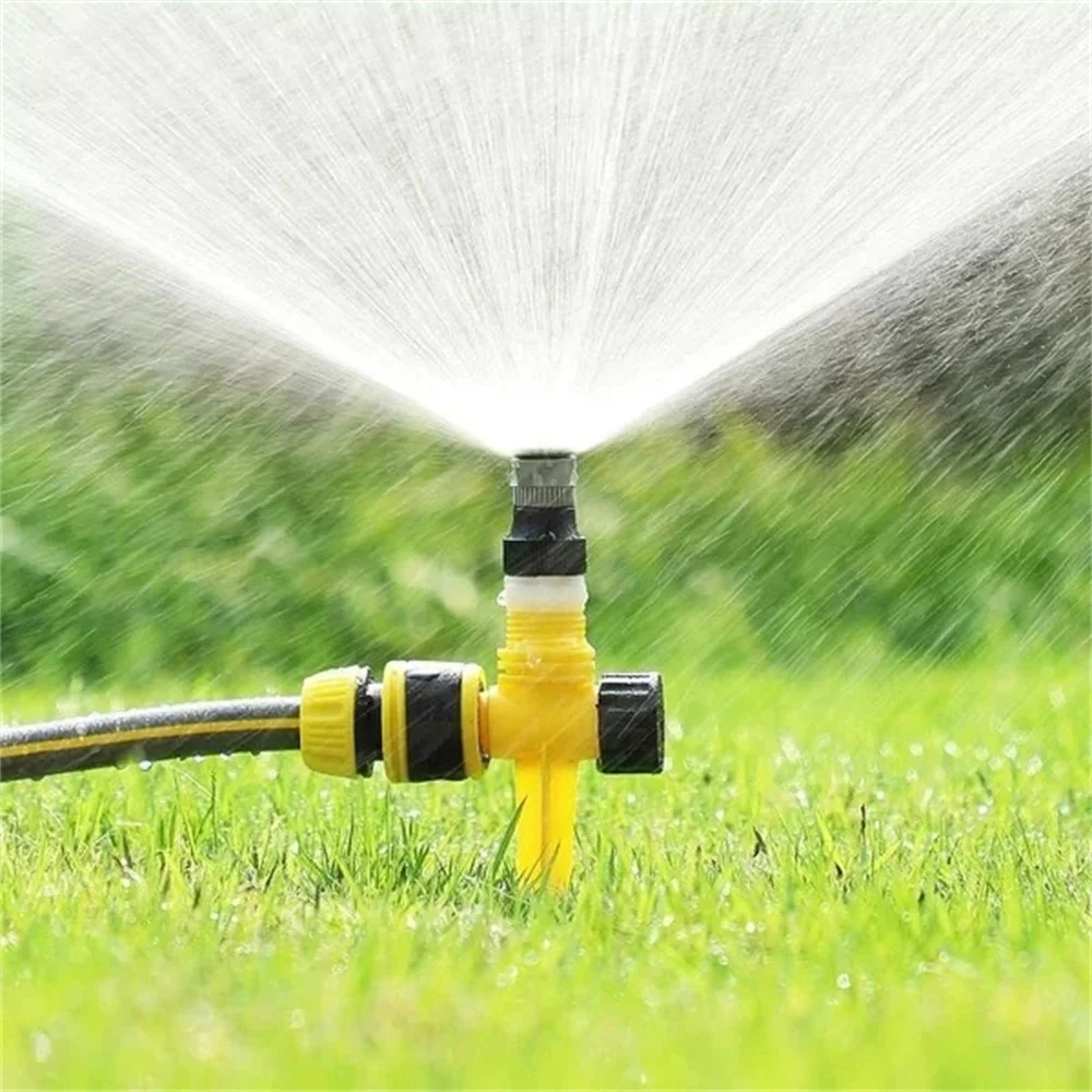 360 Degree Rotary Inserting Sprinkler Multifunctional Sprinkler Adjustable Sprinkler Auto Irrigation System for Outdoor Grass