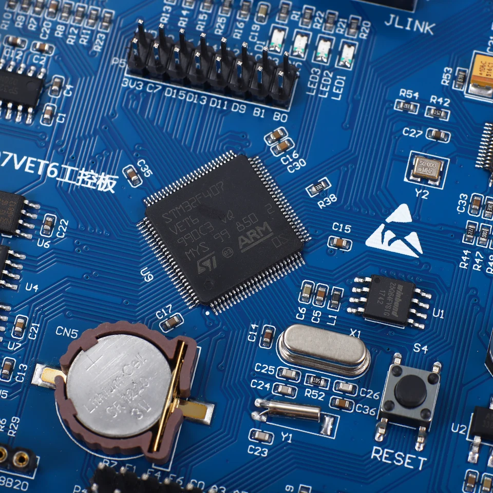 Produktbild von STM32F407VET6 Entwicklungsboard – RS485, Dual CAN, Ethernet, USB, Für Industrielle Steuerung & Gateway