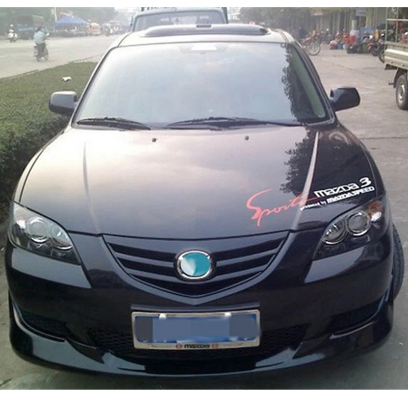 For ABS Front Bumper Lip Diffuser OLD Mazda 3 Anti-Collision Accessories Car Splitter Body Kit M3 Refit 2006 -2009 Year