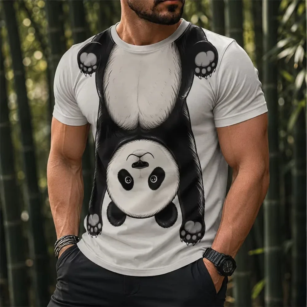 Funny Pig 3D Print T Shirt For Men Short Sleeve Casual Summer Streetwear 3D Animal Design Novelty Personality Fashion Humour Top