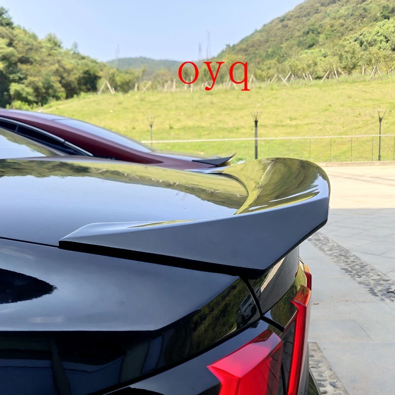 For Peugeot 508 2019 2020 high quality ABS Plastic Unpainted Color Rear Spoiler Wing Trunk Lid Cover Car Styling