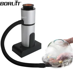 BORUiT SK306 Smoking Gun Portable Molecular Cuisine Machine Food Smoke Infuser Meat Burn Bar Smokehouse Cook Smoke Generator