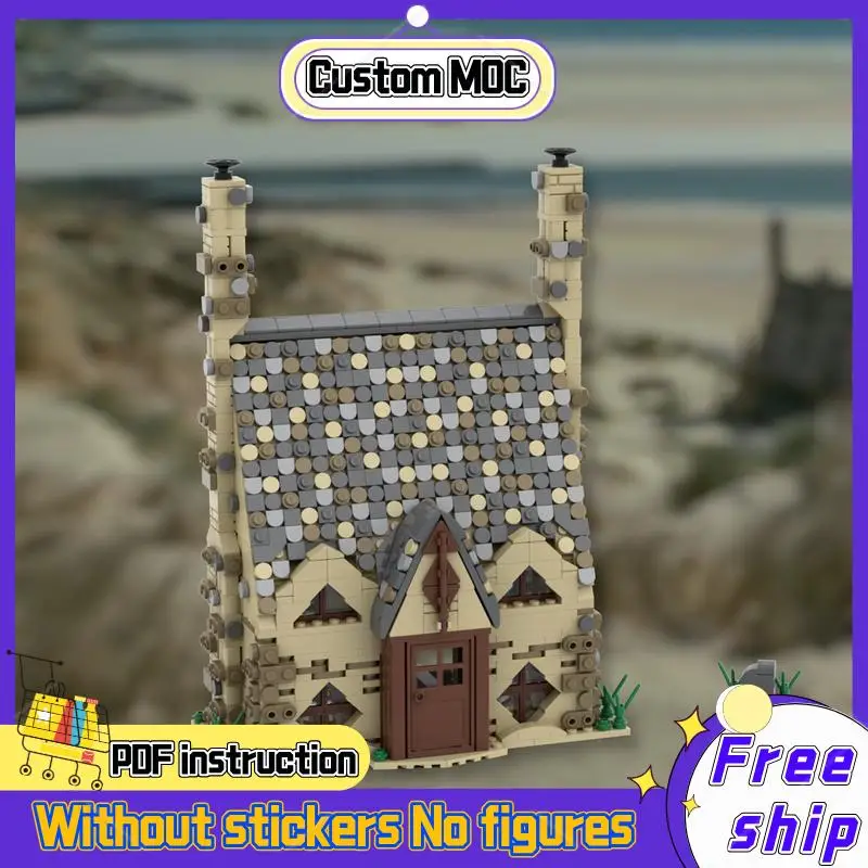NEW 1290pcs magic movie Harrying MOC Hogsmeade Shell Cottage Model DIY creative ideas Toy AssemblyPuzzle birthday christmasGift