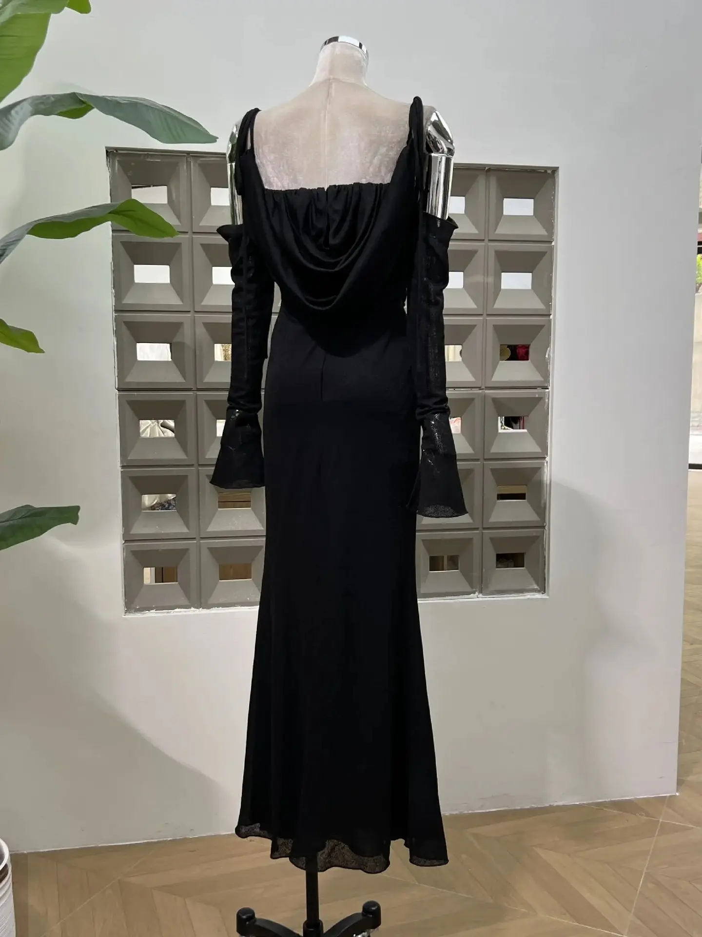 Sexy een schouder geplooide applique hoge taille strapless bodycon jurk zomer 2025, damesmode avondfeest cocktail nieuwe chic