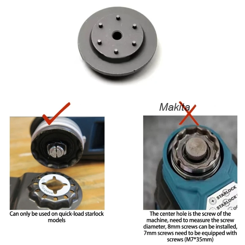 محول النشر المتأرجح لآلات نوع Starlock Shanks للتثبيت العادي