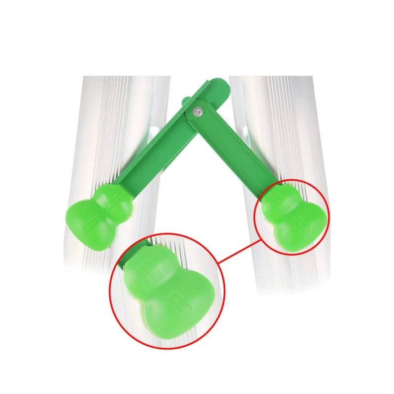 custom.4 Steps Safety Combination Ladders Double-side Foldable Aluminum EN131 Modern OEM Hotel Folding Household Silver 150kg Ca