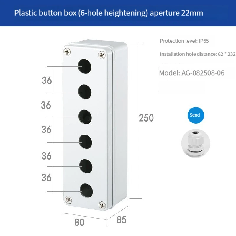 Variant: 6hole 22mm