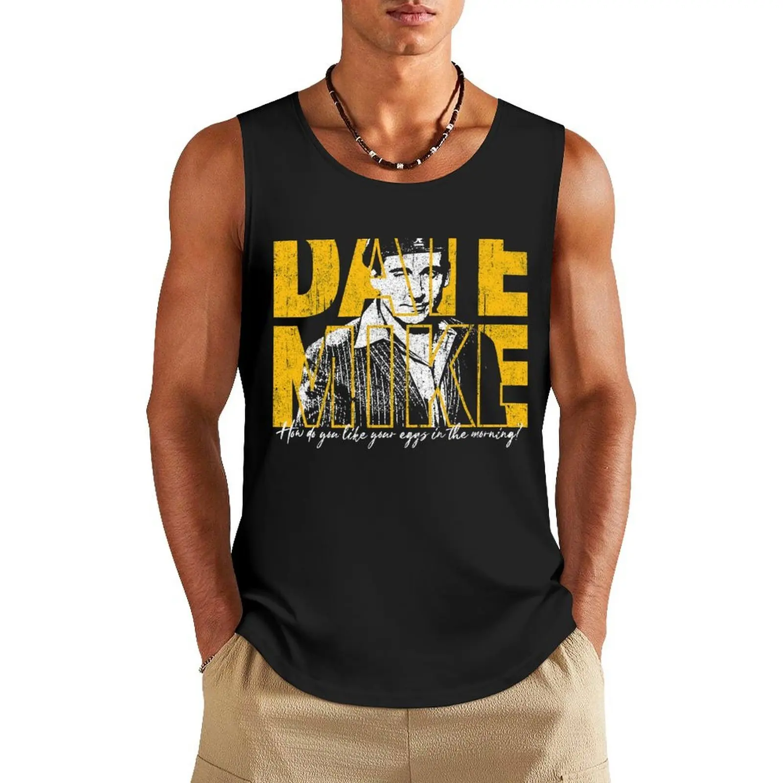 

Date Mike Tank Top gym t-shirts man gym wear men Vest for boy Man sleeveless shirt