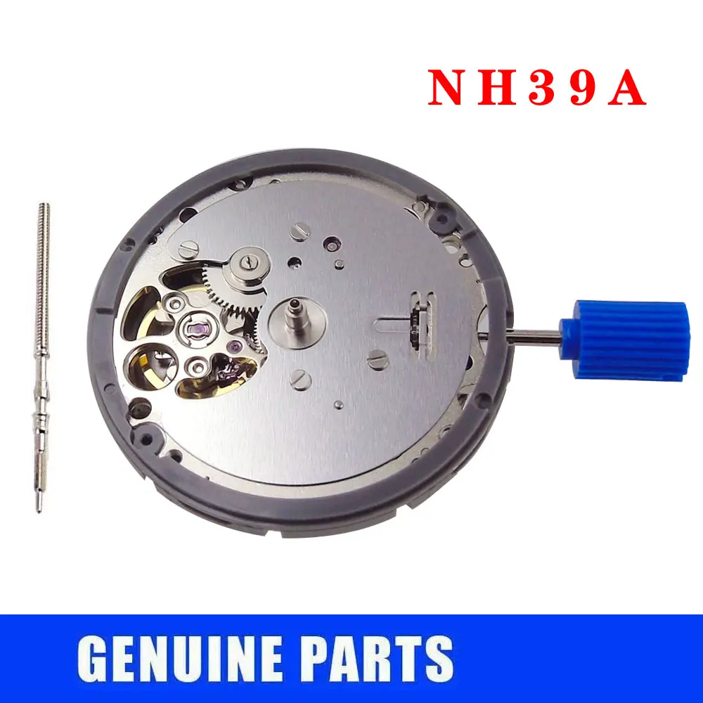 

New High Quality 24 Jewels Genuine NH39A NH39 Mechanical Automatic Watch Japan Movement Hacking Second No Date