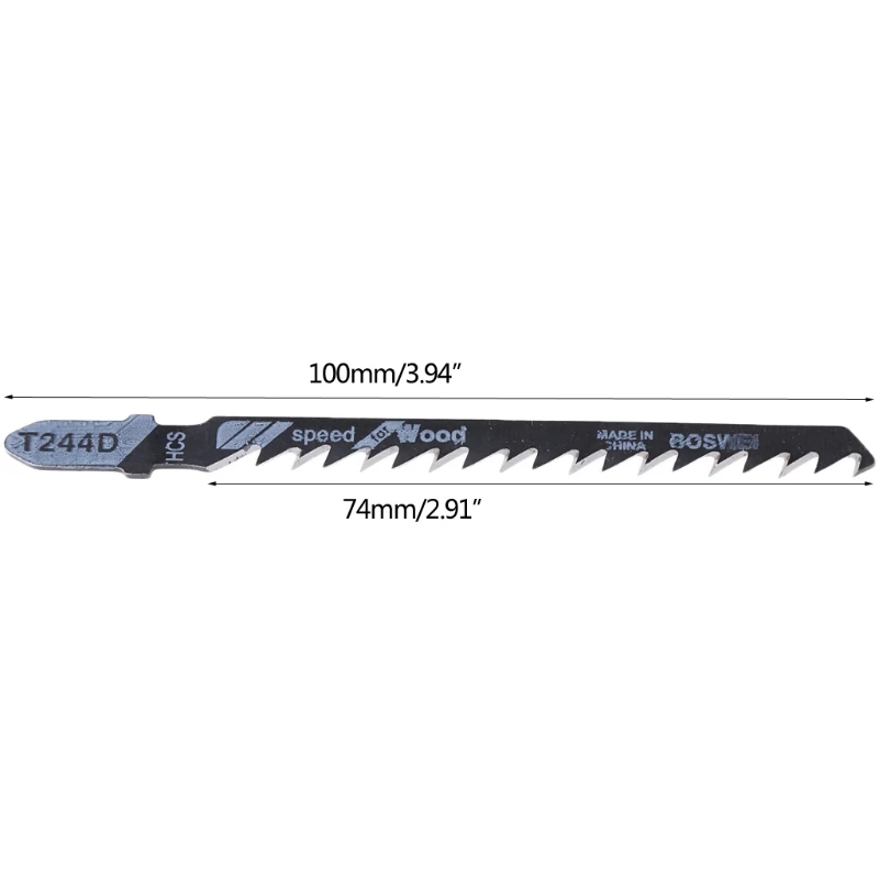 E15D 5 PCS T244D HCS T-Shank gebogen