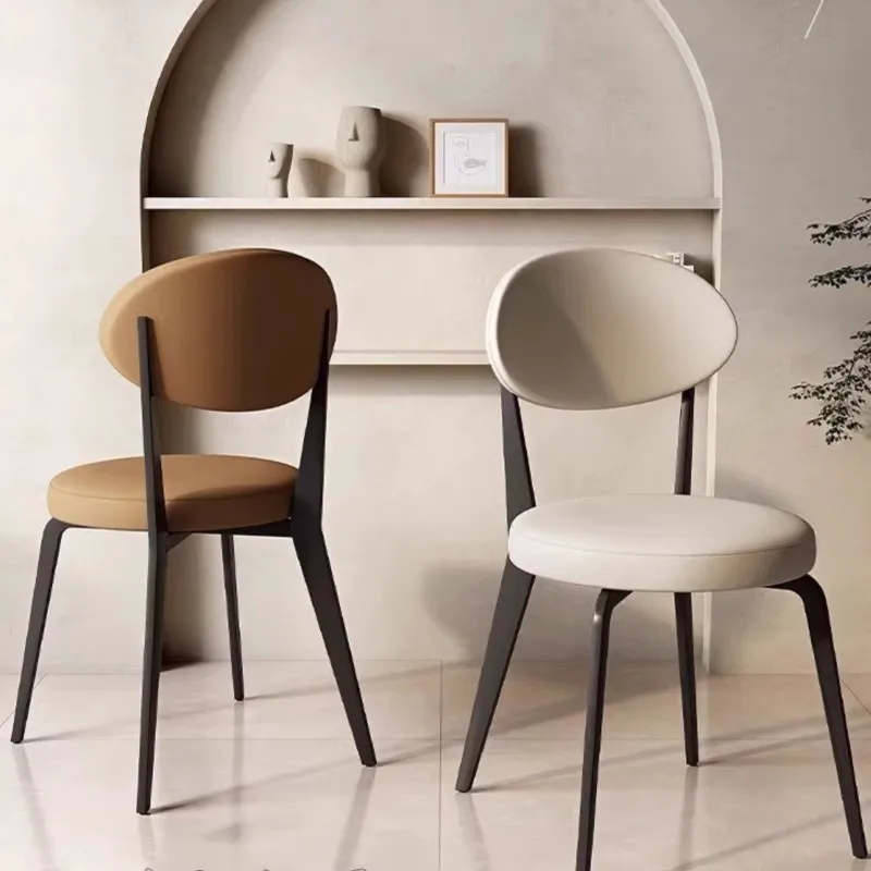 OLEVO Dining Chair Adopts A3 Carbon Steel Frame For Stable And Durable Texture Delicate And Comfortable Sitting Experience