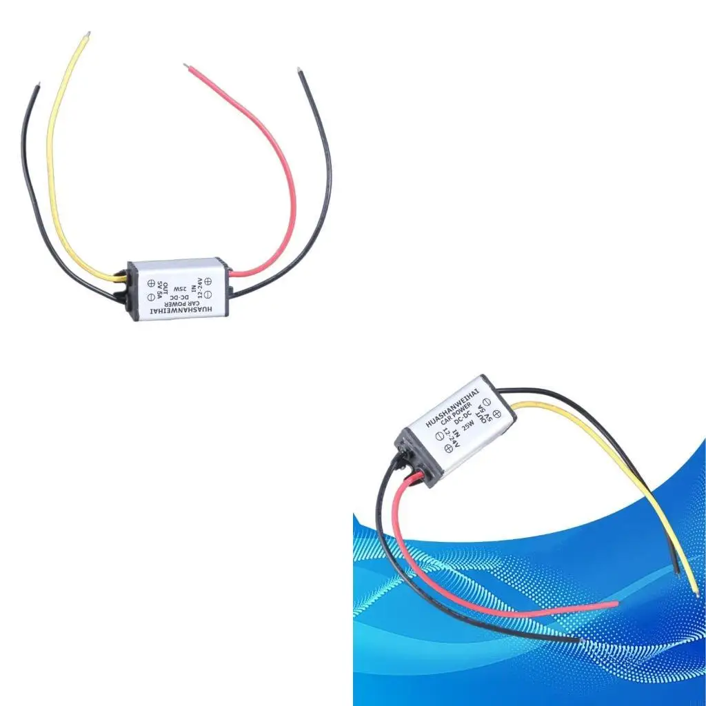 E1PF Bucked Converters 12V-24V to 5V 3A/4A/5A Power Supplies Converters Direct Current Converters Module for Car LED Dispaly
