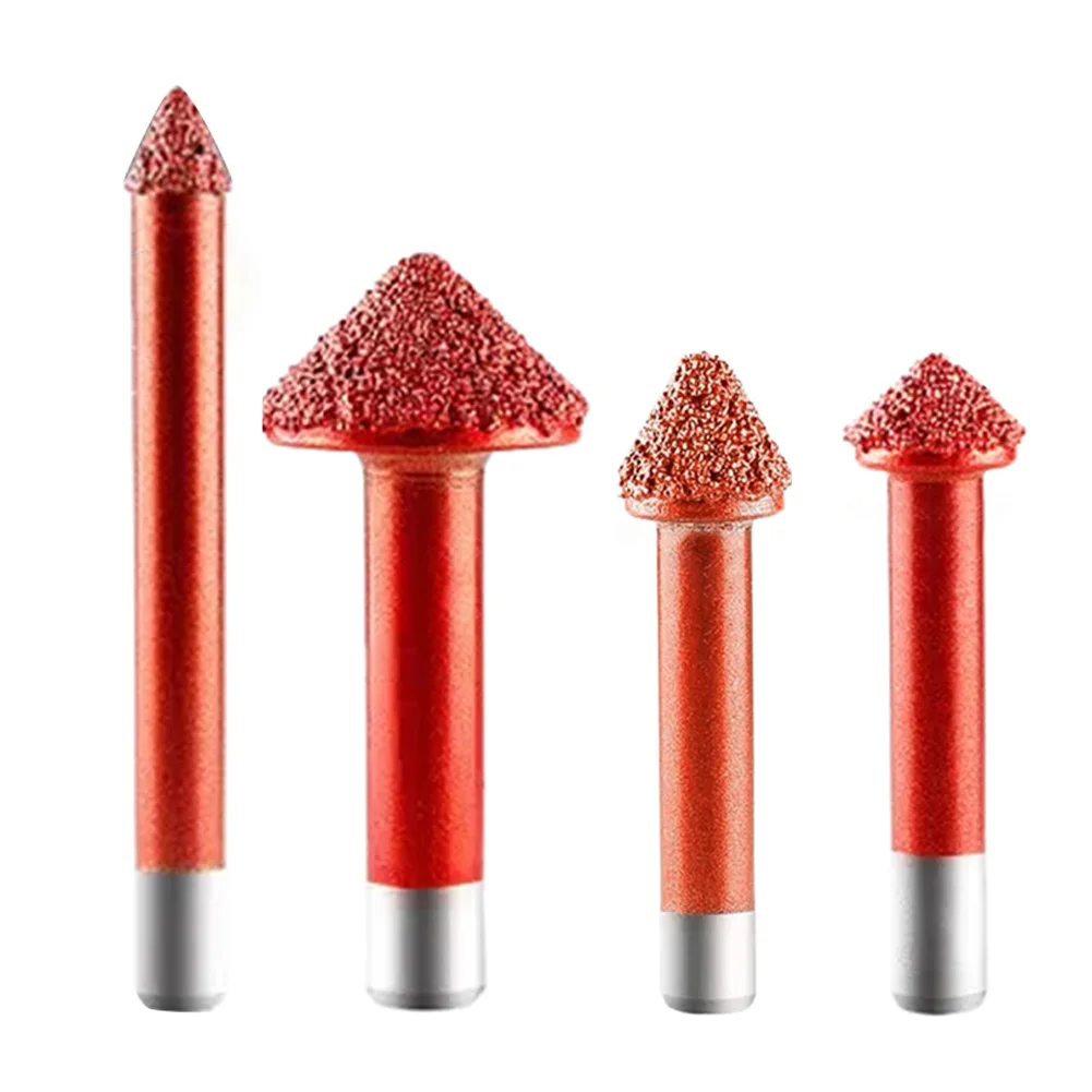 

1pc Engraving Cutter For Granite Marble Stone Diamond Brazed Milling Engraving Tool Power Tool Parts Accessories