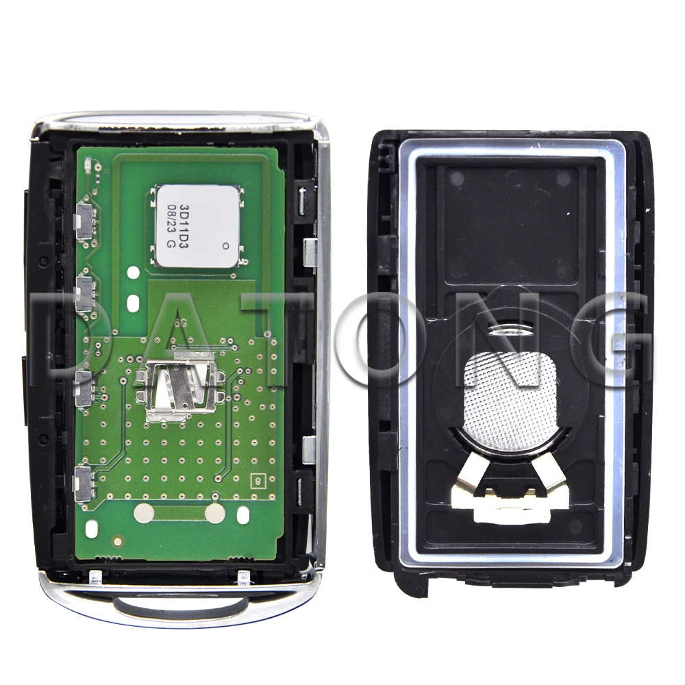 Llave de Control remoto de coche Datong World para Mazda CX-5 CX-9 MIATA MX5 M6 ID49 Hirag-Pro Chip 315MHz FCCID WAZSKE13D03 tarjeta de proximidad