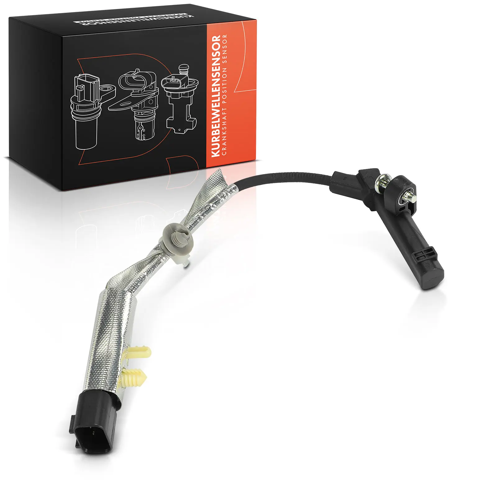Frankberg 1x Kurbelwellensensor Impulsgeber für Citroën C5 RD RW Jaguar XF Land Rover Peugeot LR126062 LR049872 CK5Z6C315A