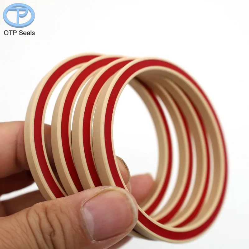 PTFE Spring Energized Cylinder Seal Custom Seals Polytetrafluoroethylene Add POB V-Spring Filling Silicone Gel Sealing Solutions