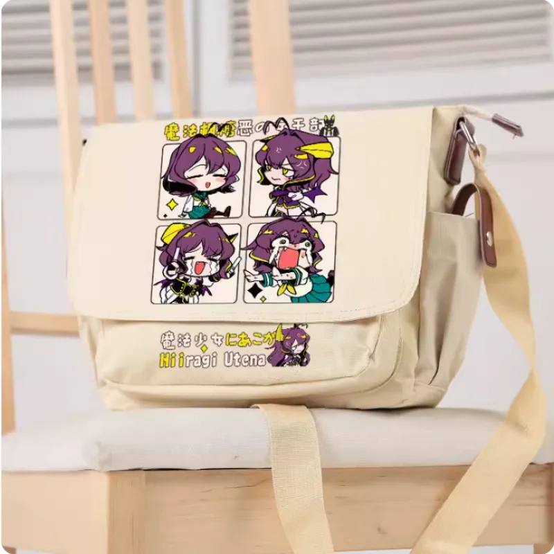 Imagem -02 - Anime i See Magical Meninas e Meninas Oxford Mensageiro Schoolbag Casual Bolsa de Ombro Estudante Presente Adolescente Cosplay B843