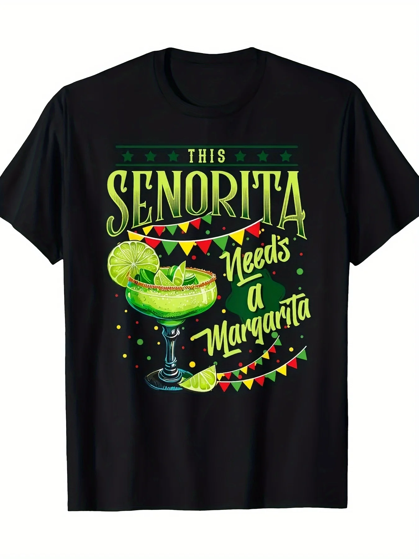 

This Senorita Needs A Margarita Funny Cinco De Mayo Cute - 200g -100% Cotton -T-Shirt