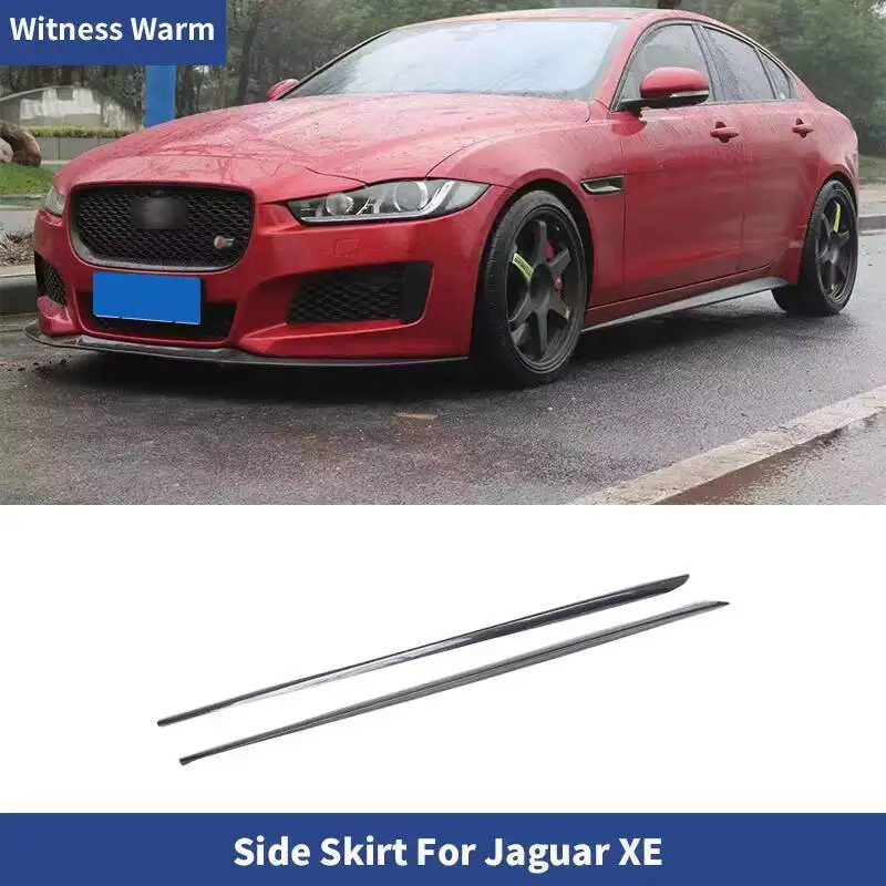 Jupes latérales en fibre de carbone FRP pour le recrutement, kit de tablier de carrosserie pour salariés, berline 4 portes, 2015-2018, ensemble de 2 pièces