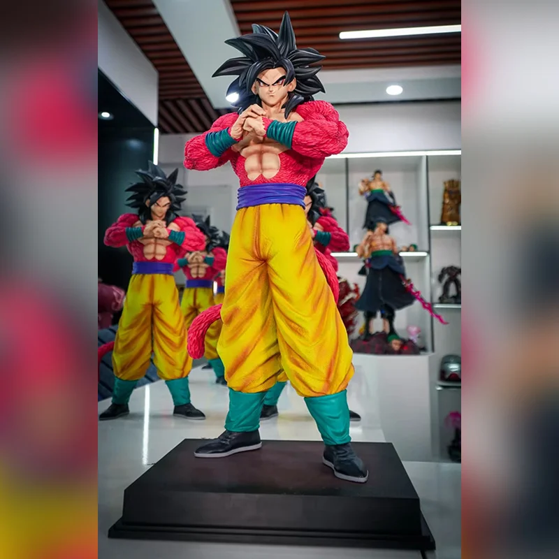 

53cm Statue Jt 2% Boxing Super Goku Gk Dragon Ball Super Saiyan Anime Model Ornament Trendy Play Boys Gift In Stock