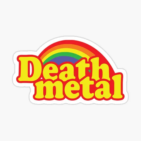 Death Metal Parody  10PCS Stickers for Print Anime Wall Bumper Art Living Room Laptop Cute Decor  Funny Stickers Decorations