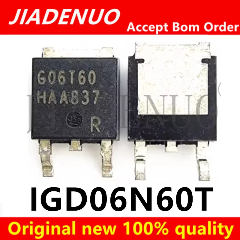 (2-5pcs)100% original New IGD06N60T TO252-3 G06T60 Chipset