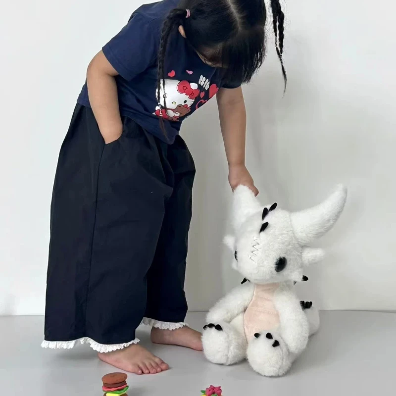 

2022, плюшевая игрушка-подушка с маленьким белым драконом, милая очаровательная кукла-компаньон для кровати, подарок на день рождения для женщин