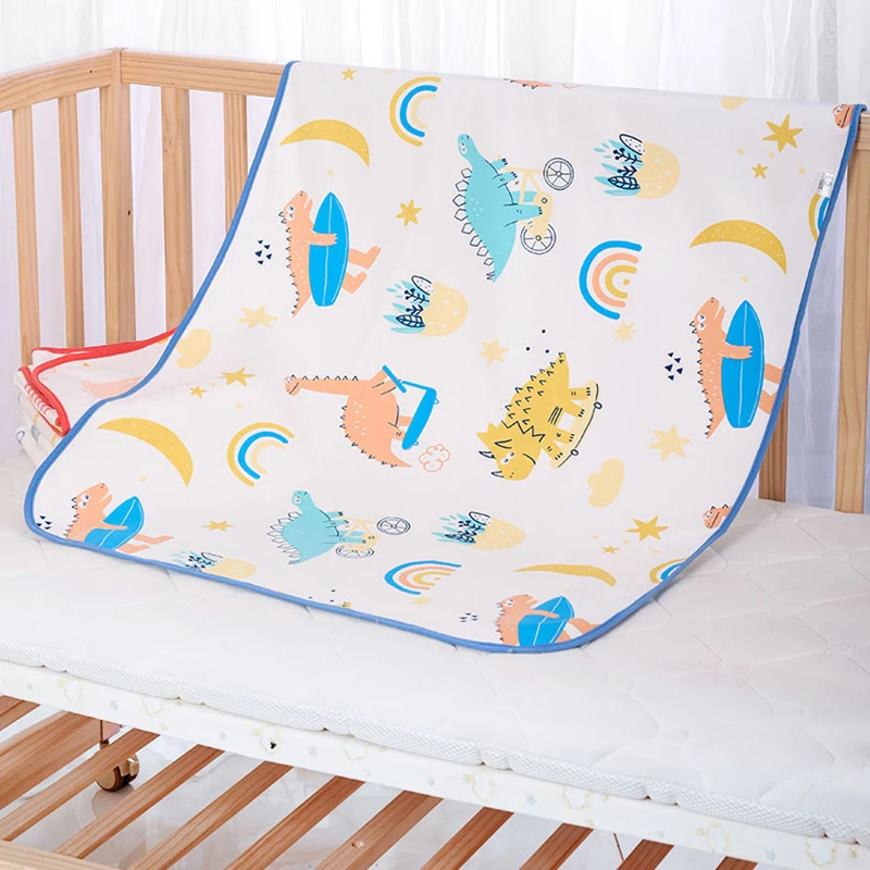 Cotton Washable Baby Changing Mat Cover Portable Baby Changing Table Reusable Mattress Pad for Newborn Mats to Play Crib Sheets