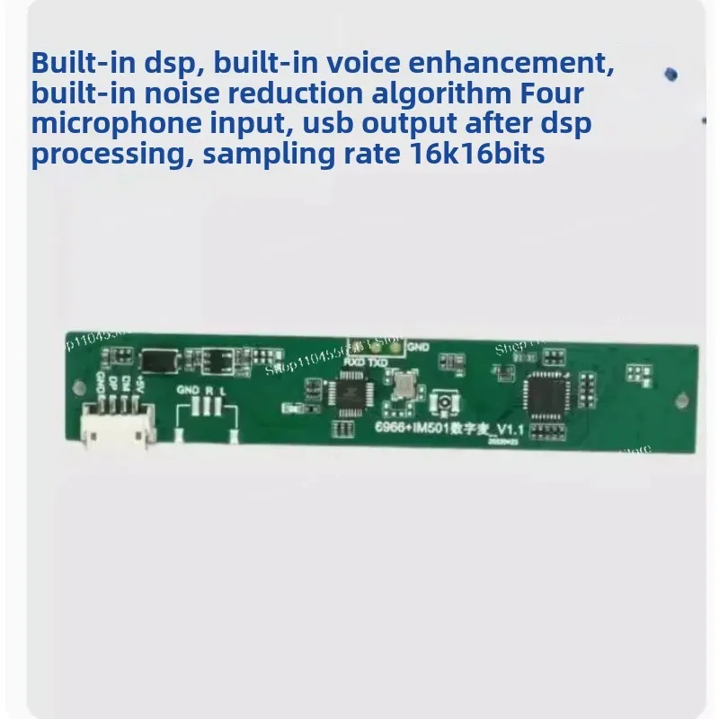 USB 4 USB 4 ميكروفون صفيف ميكروفون، محرك مجاني متاح لنظام Android Linux Windows