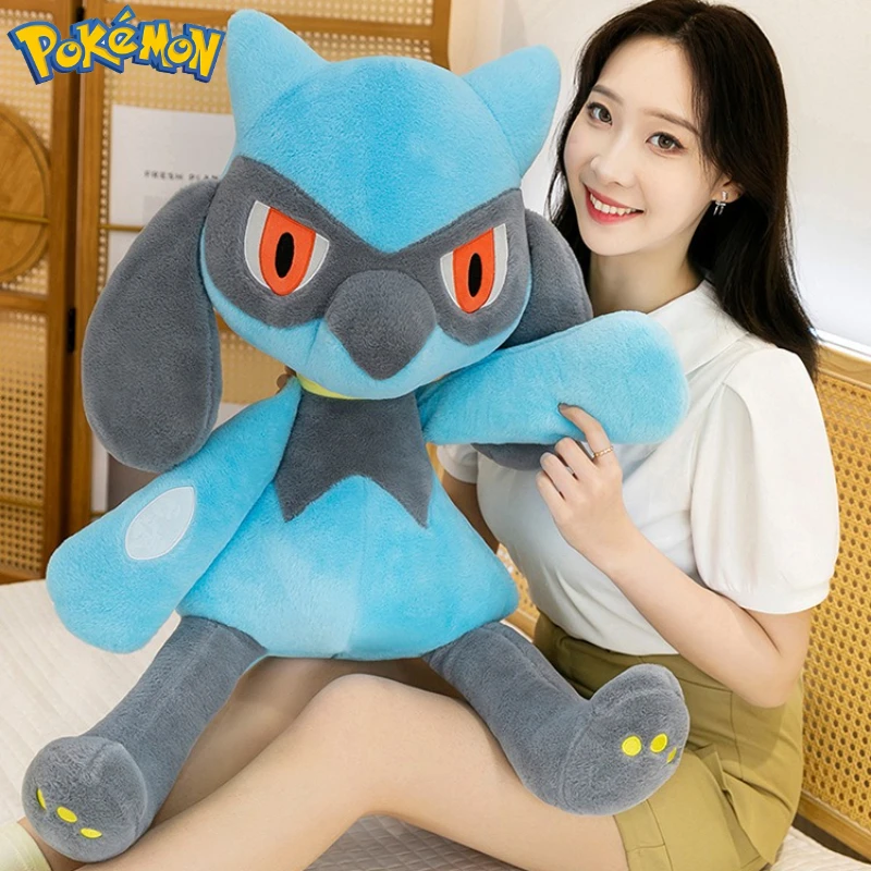 40/60/80 CENTIMETRI di Grandi Dimensioni Pokemon Peluche Morpeko Lucario Peluche Cartoon Anime Kawaii Farcito Confortevole Bambola Morbida regalo per bambini