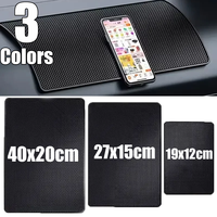 Car Dashboard Sticky Non-slip PVC Silicone Mat Multifunctional Universal Cell Phone Key Storage Mats Auto Interior Accessories